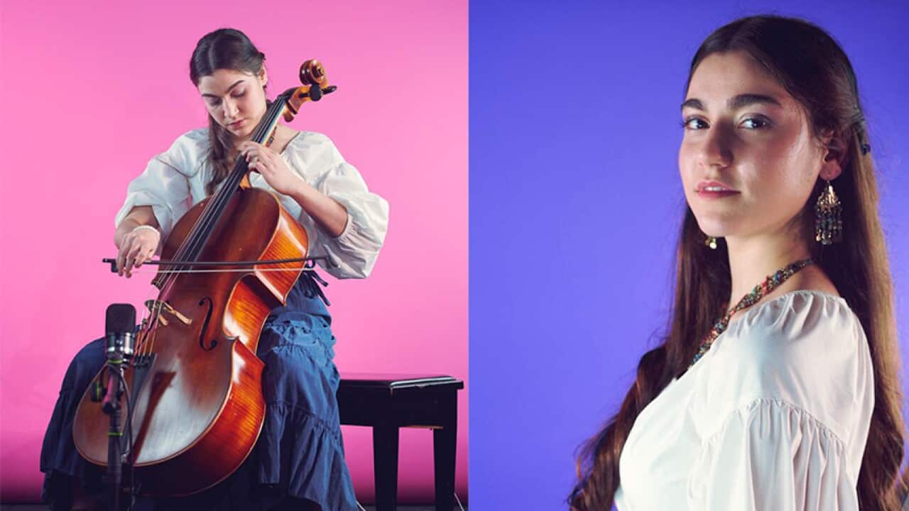 Cellist Catalina Dermenjian.