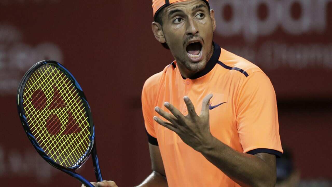Nick Kyrgios of Australia