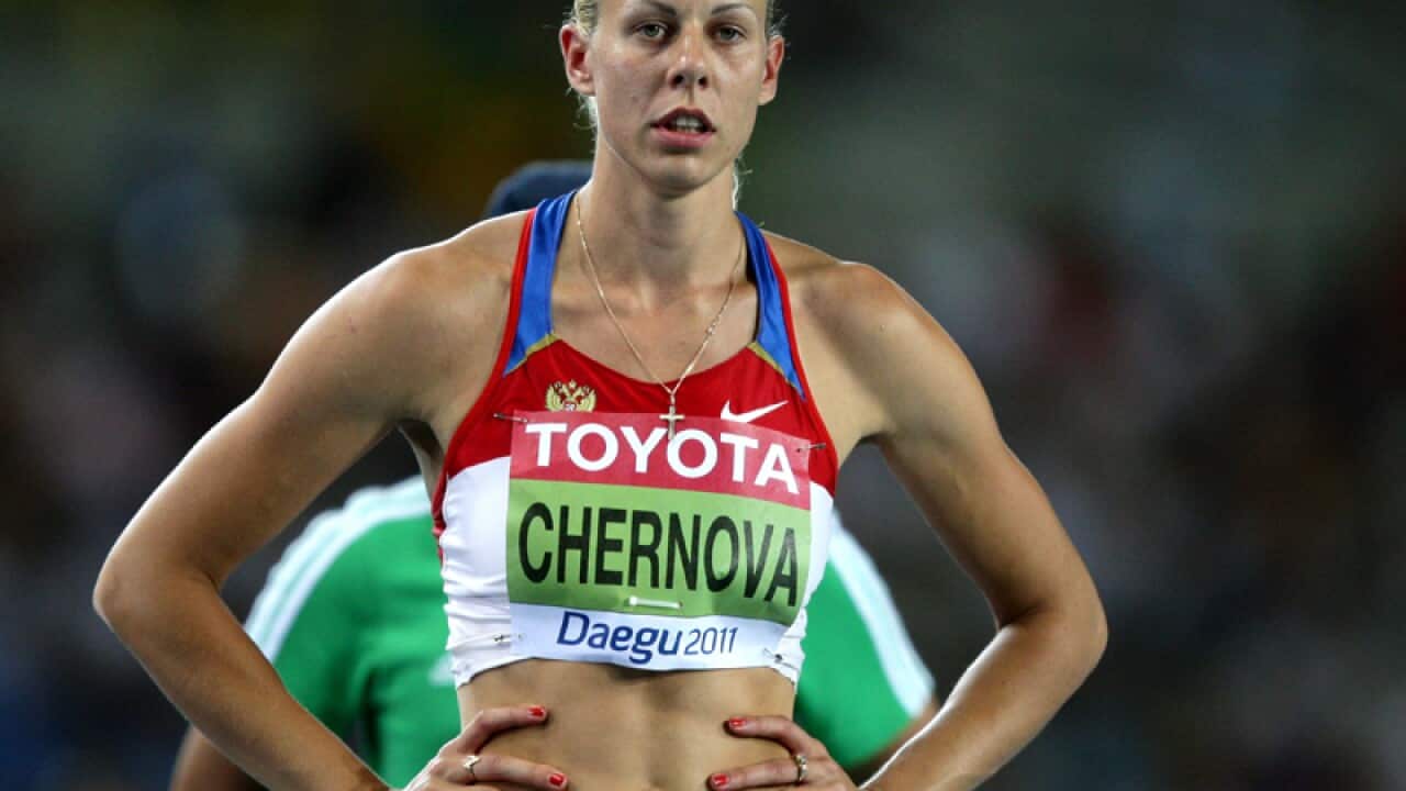 Russian heptathlete Tatyana Chernova