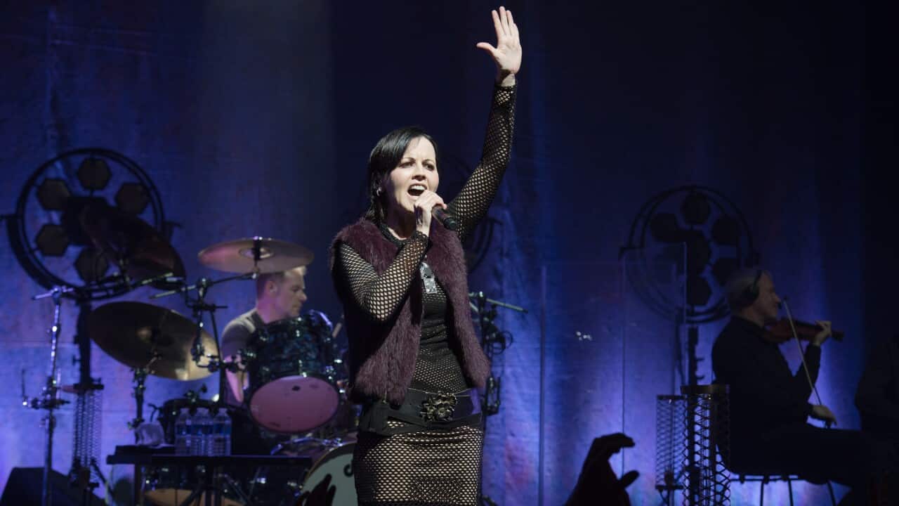 The Cranberries perform at L'Olympia In Paris, May 2017.