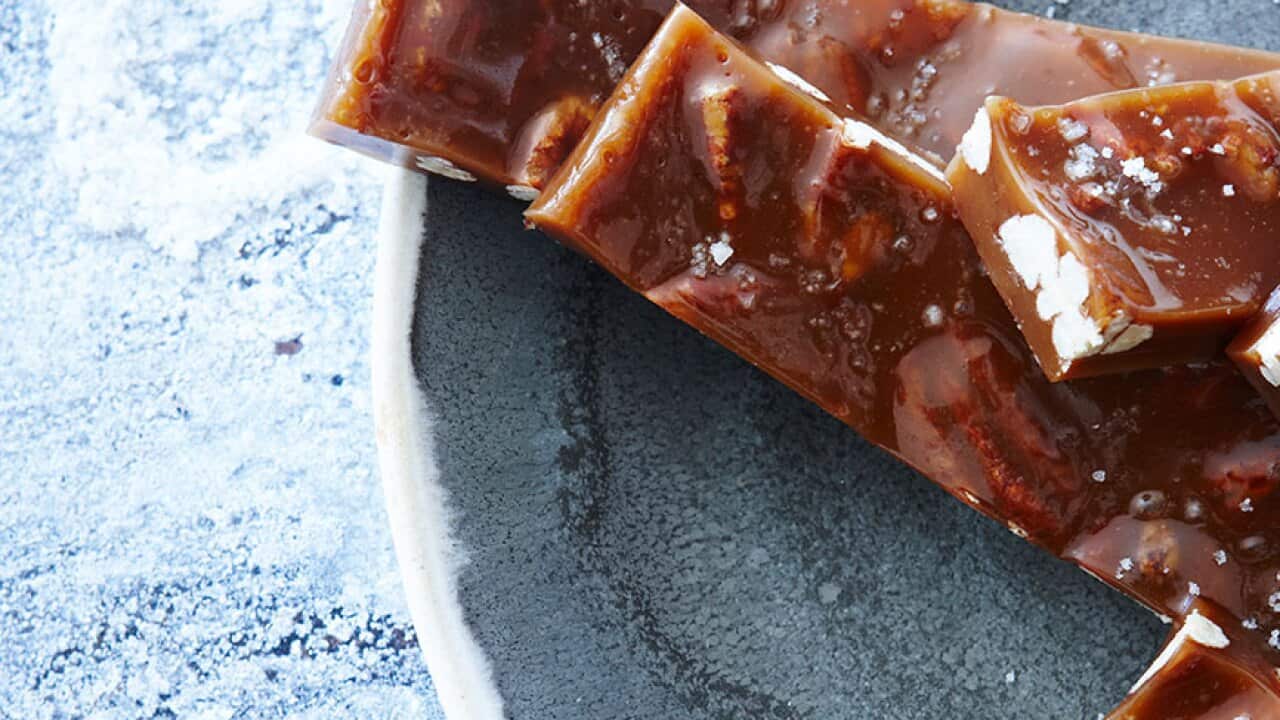 Fleur de Sel pecan caramels