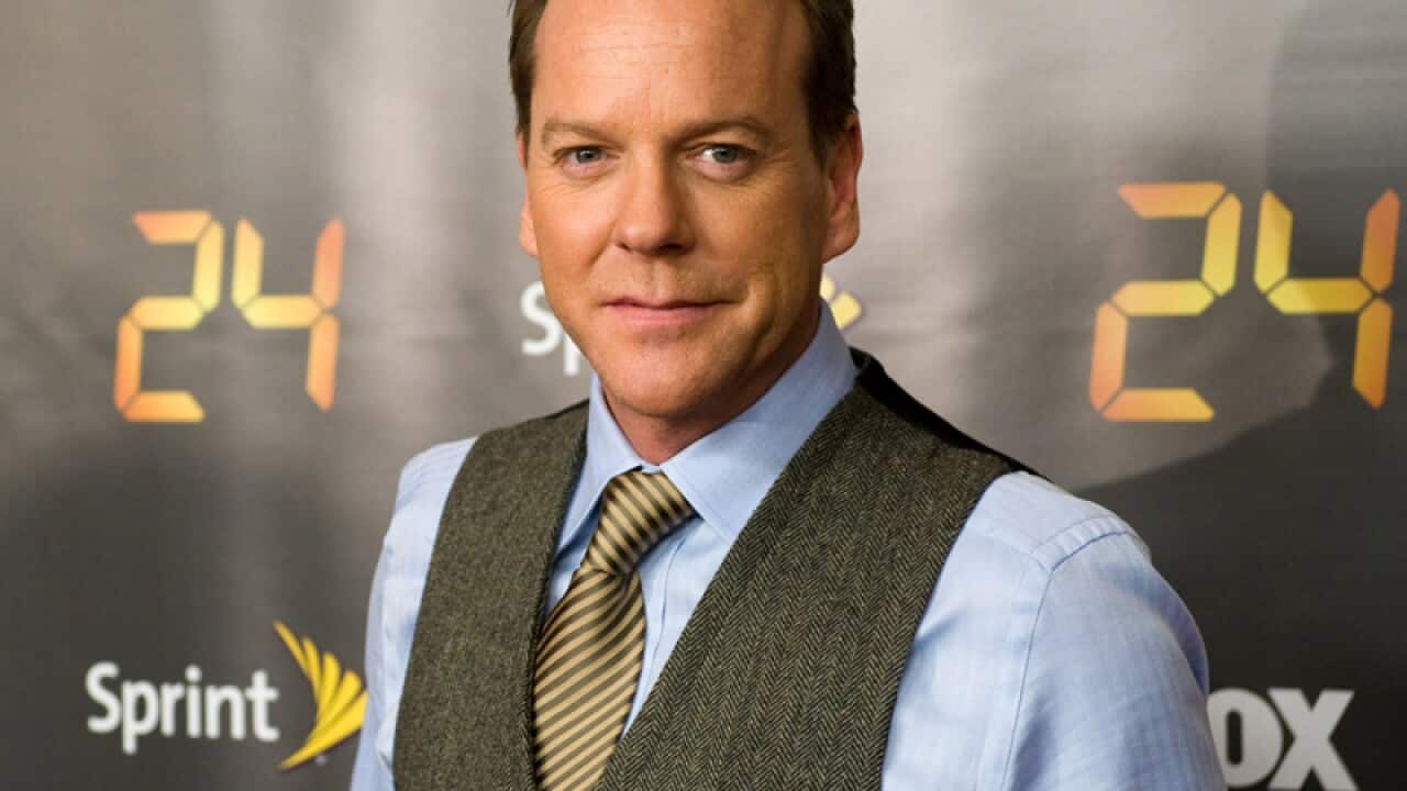 US actor Kiefer Sutherland