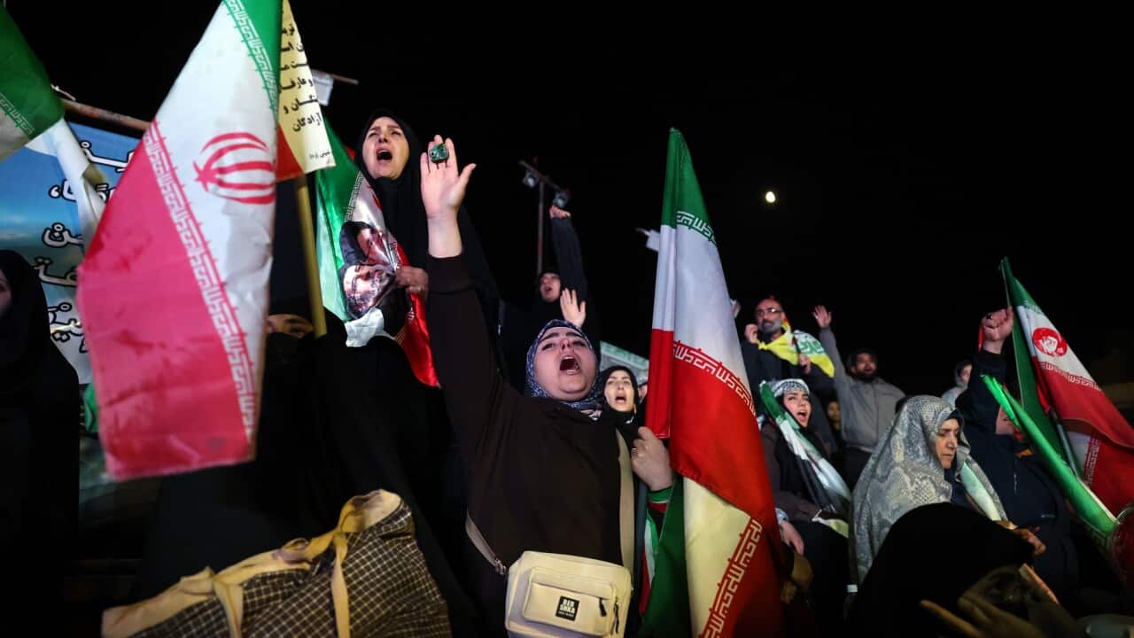 Iranians rally in Tehran following US-Iran ceasefire announcement