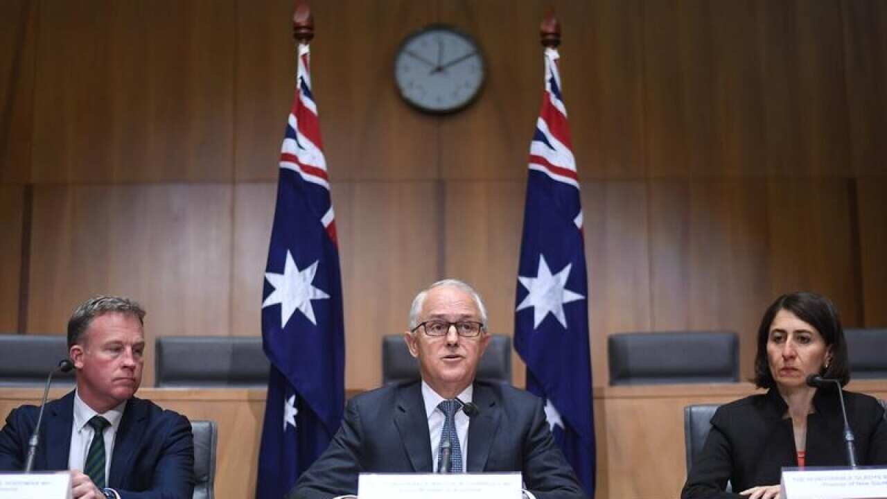 A file image of Prime Minister Malcolm Turnbull during a COAG meeting