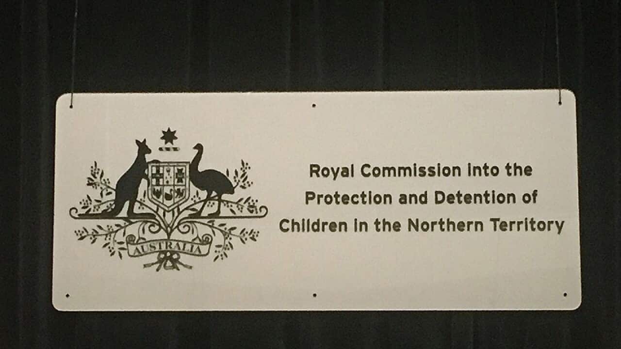 A Northern Territory Royal Commission sign