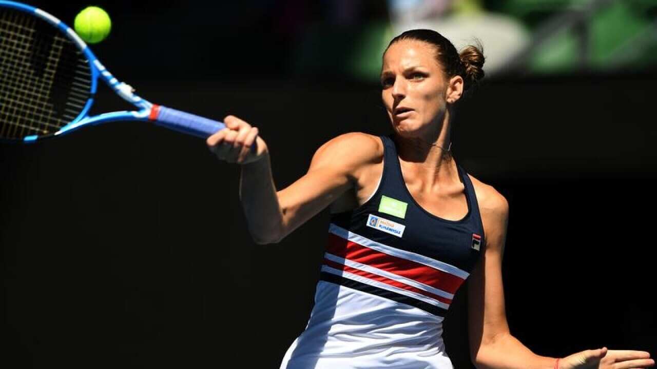 Karolina Pliskova of the Czech Republic