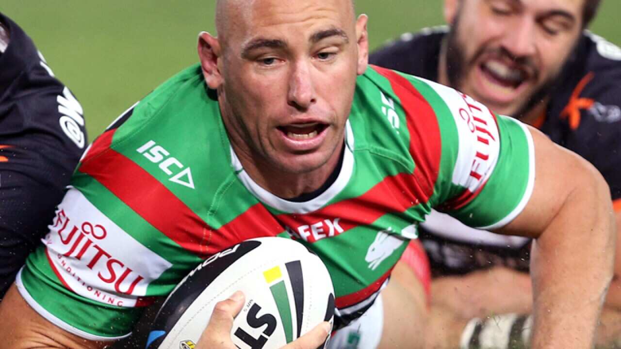 Ben Lowe of the South Sydney Rabbitohs