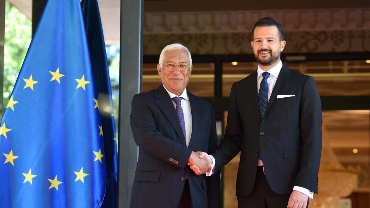 European Council President Antonio Costa visits Montenegro