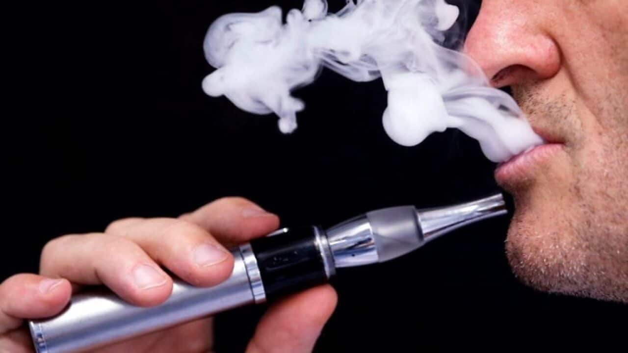 E-cigarette users in NSW could be fined up to $550 if caught vaping in public spaces.