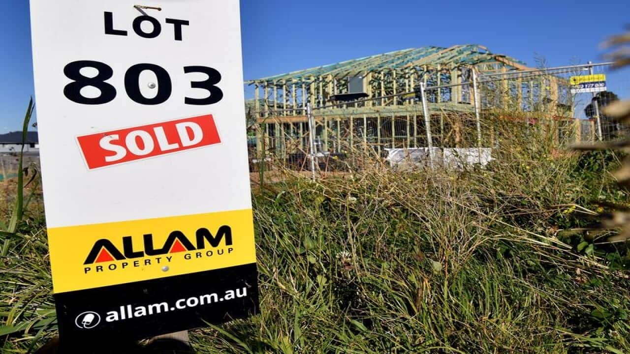 A file image of new residential properties in Sydney's west