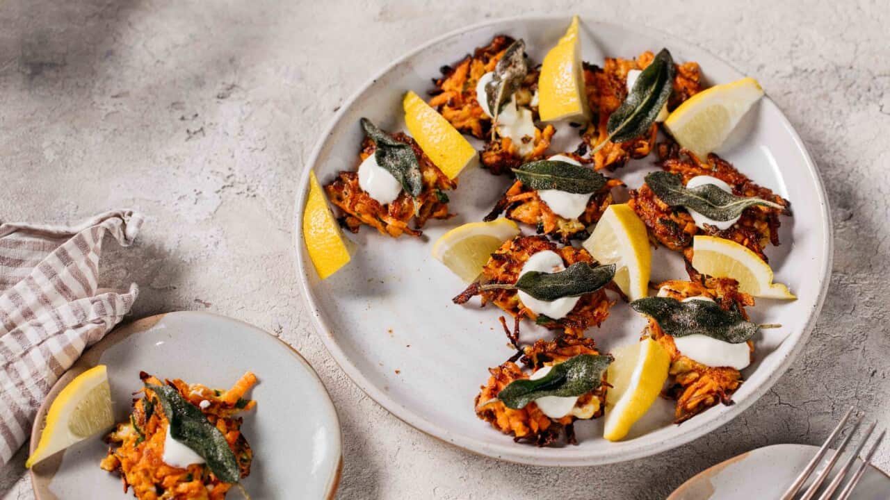 Carrot fritters