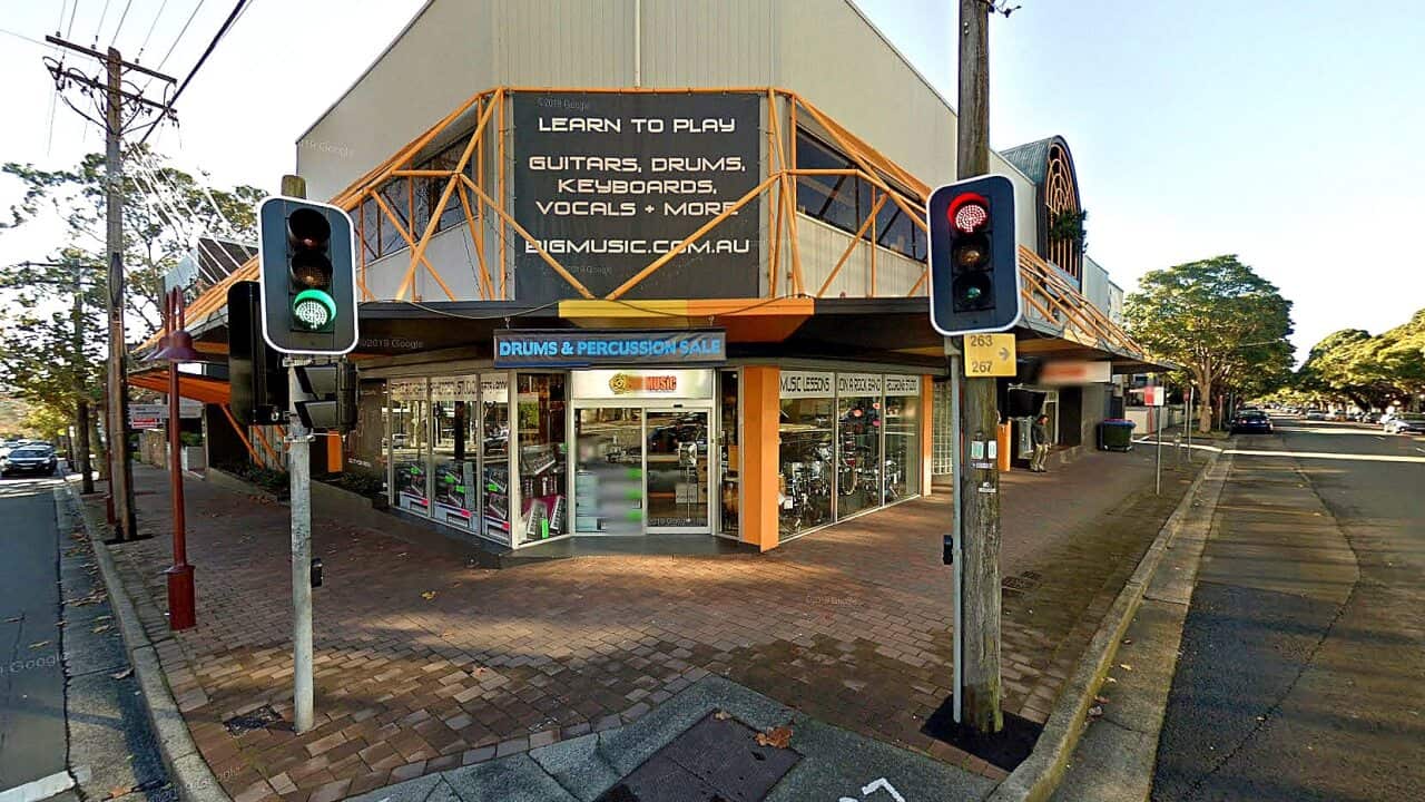 The Big Music store in Crows Nest, Sydney