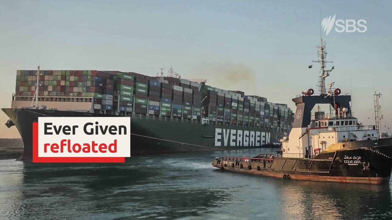 Ever Given free