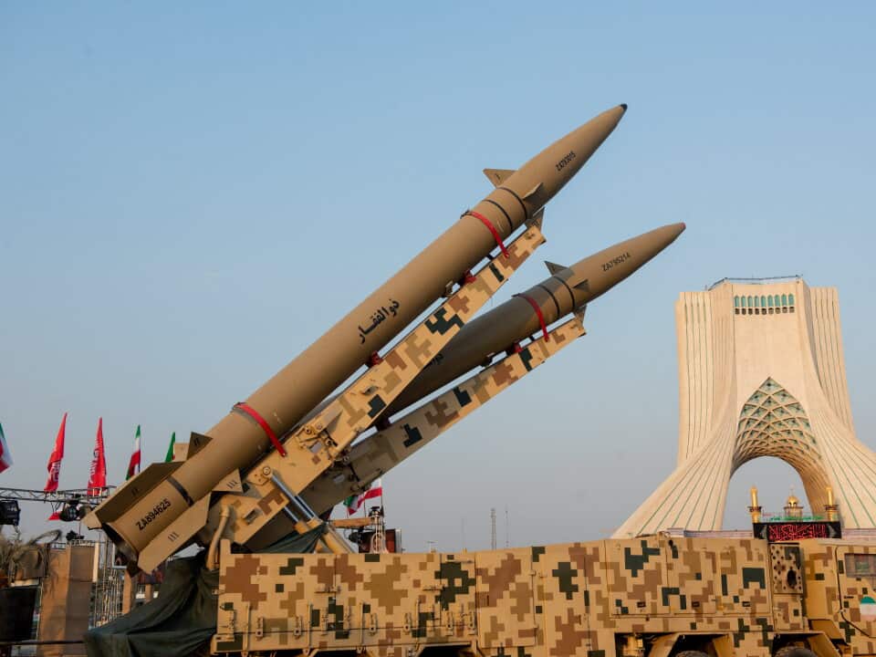 Iran Displays Missiles - Tehran