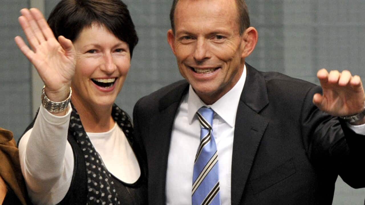 Margie Abbott defends husband over sexism
