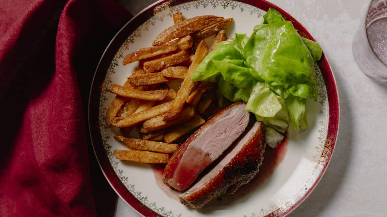 Duck frites