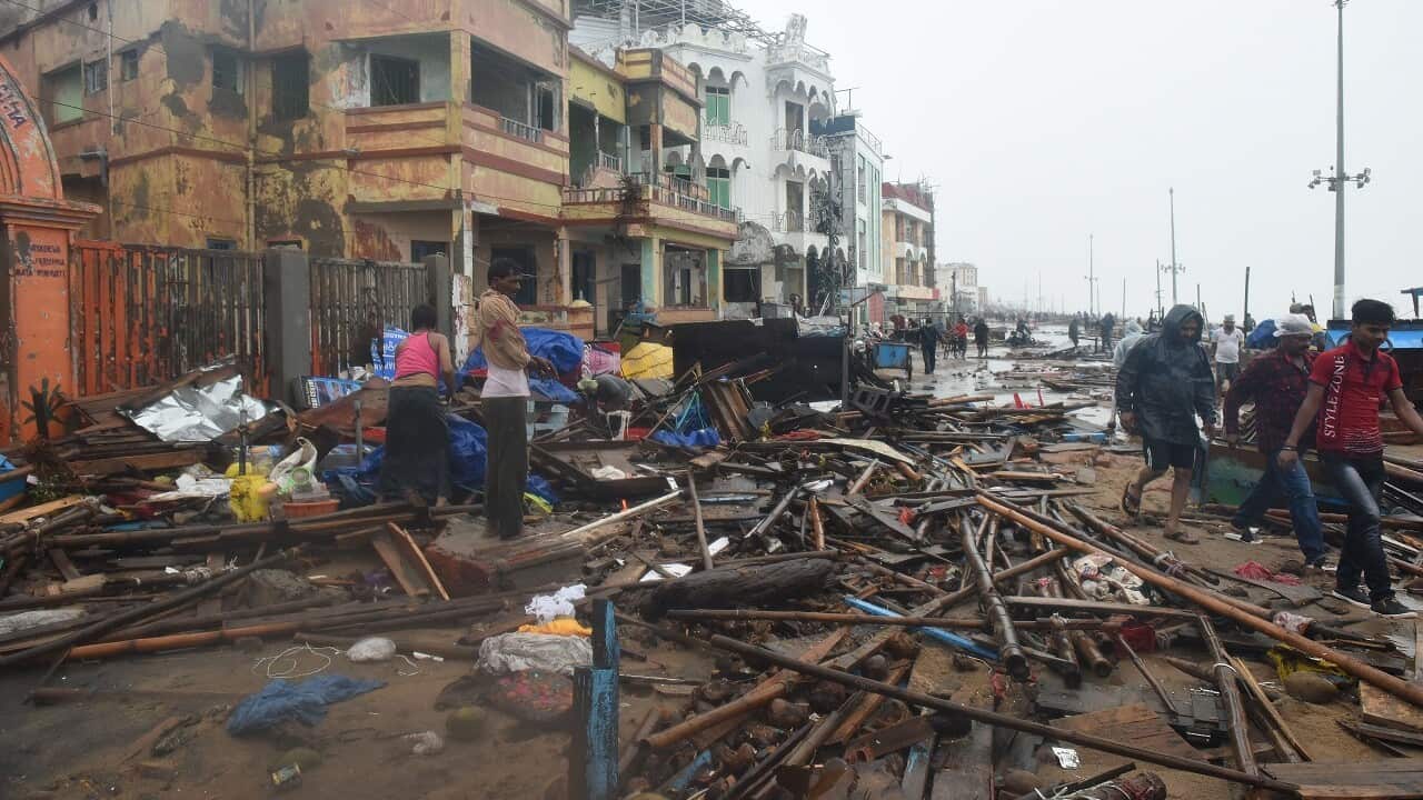 Devastation in Puri, India.