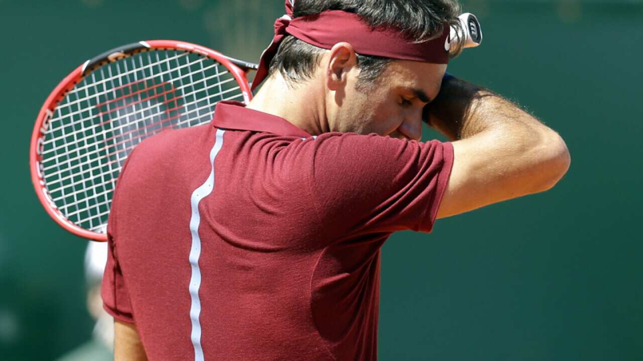 Swiss tennis player Roger Federer