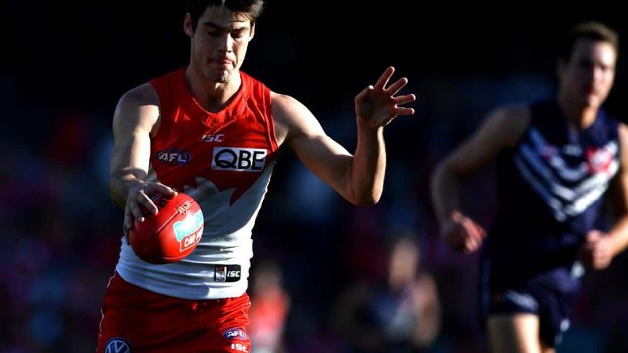 Swans player George Hewett
