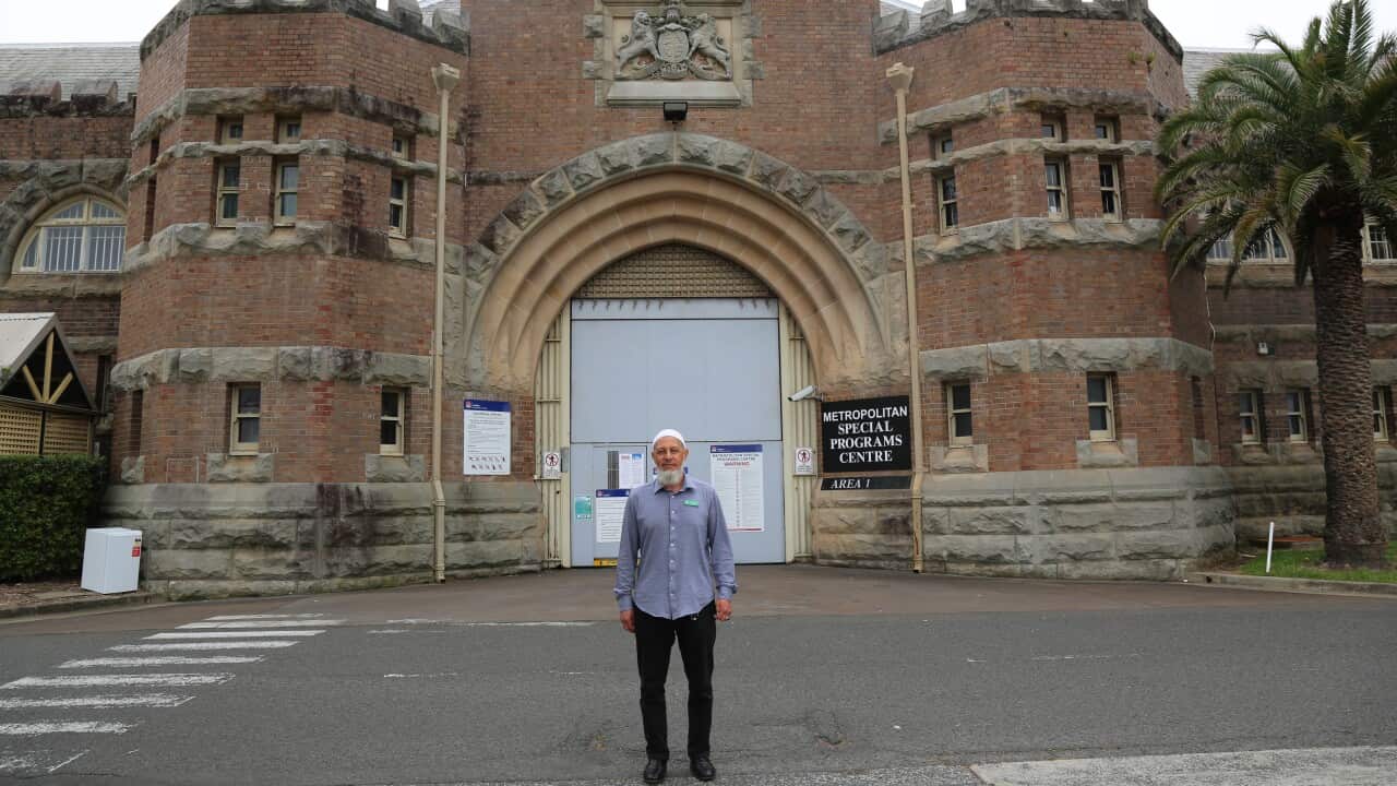 Ahmed Kilani outside Long Bay Correctional Centre