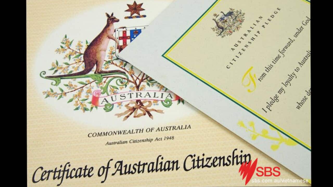 vietnamese, Australian citizenship certificate