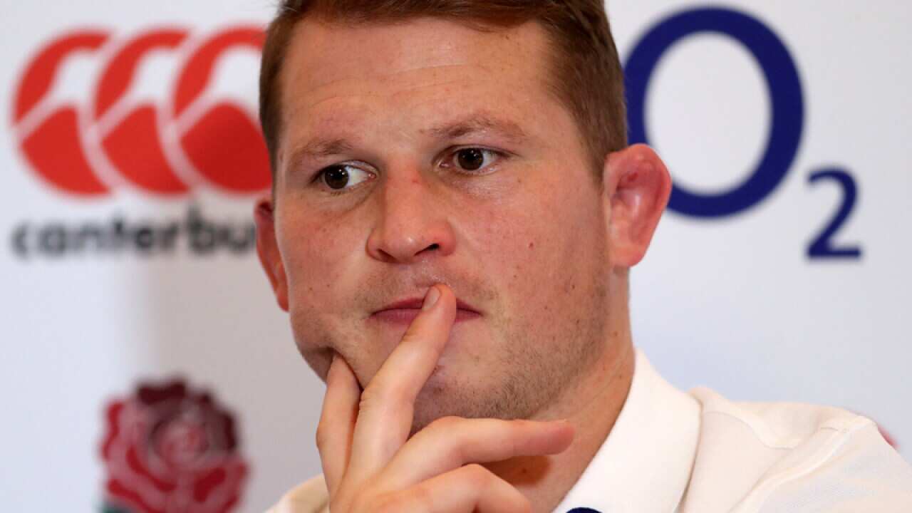 England's Dylan Hartley