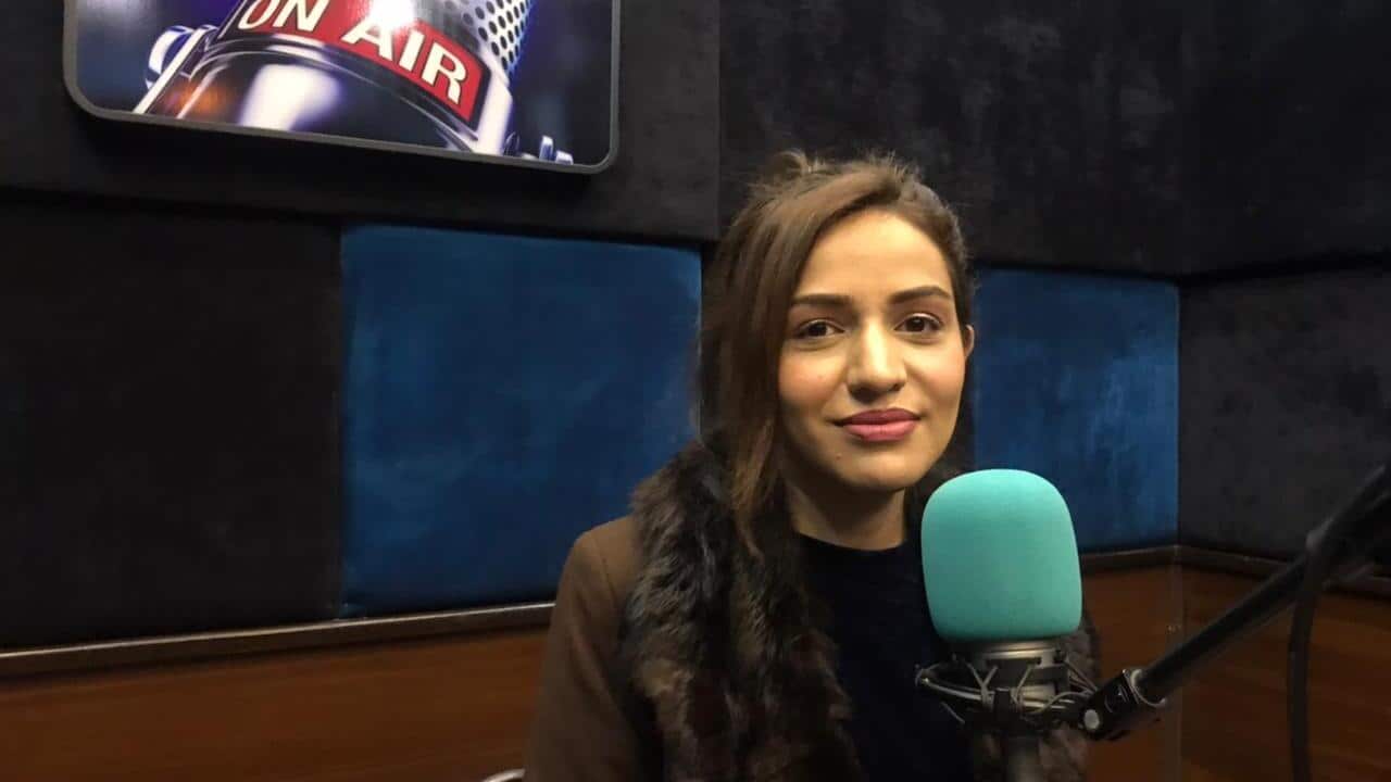 Pakistani news presenter Neelam Aslam.