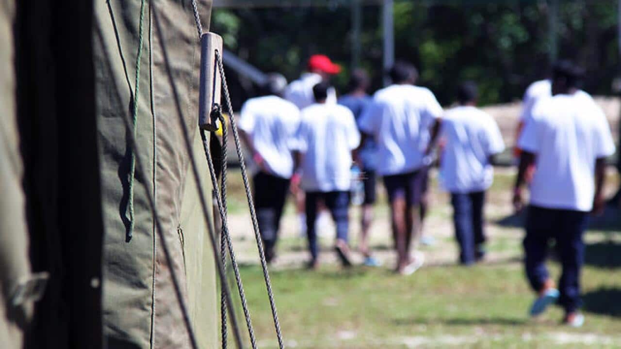 An undated picture taken at the Nauru Regional Processing Centre.
