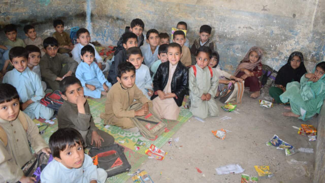 Schools children in KPK Pakistan