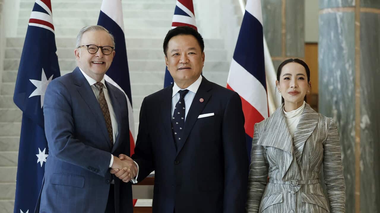 Visita del primo ministro tailandese Anutin in Australia.
