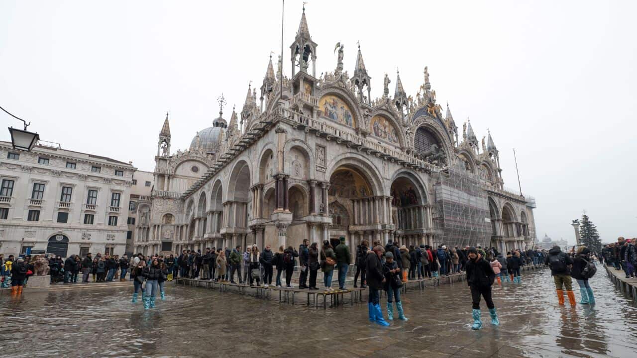 ITALY-WEATHER-FLOOD-VENICE
