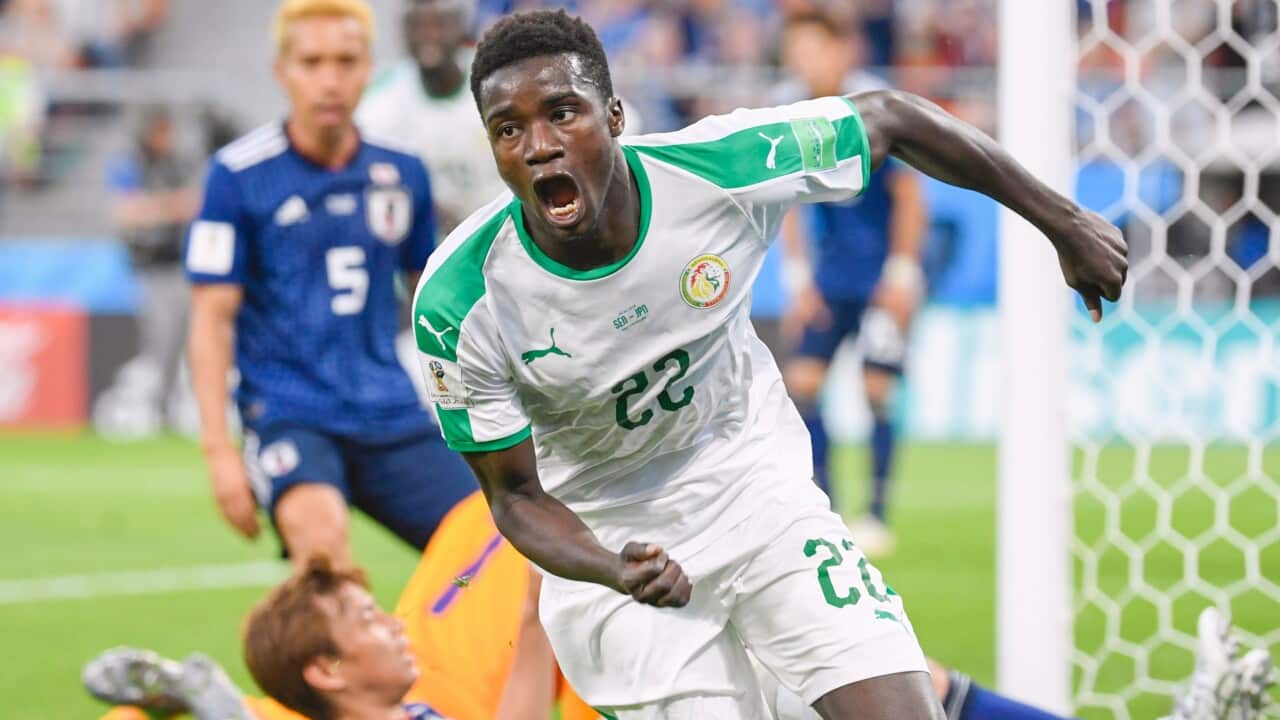 Moussa Wague FIFA World Cup Senegal Japan