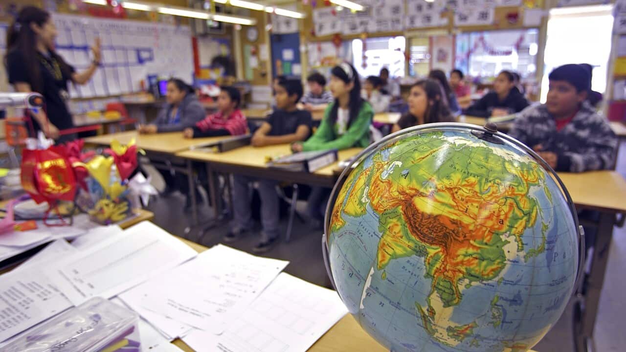 Students take a Chinese Language and Culture class in the Hacienda Heights area of Los Angeles. Communities across the United States.