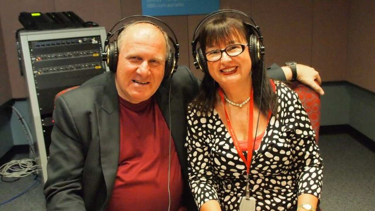 Eitan Drori with Nitza Lownestein SBS Studio Artarmon