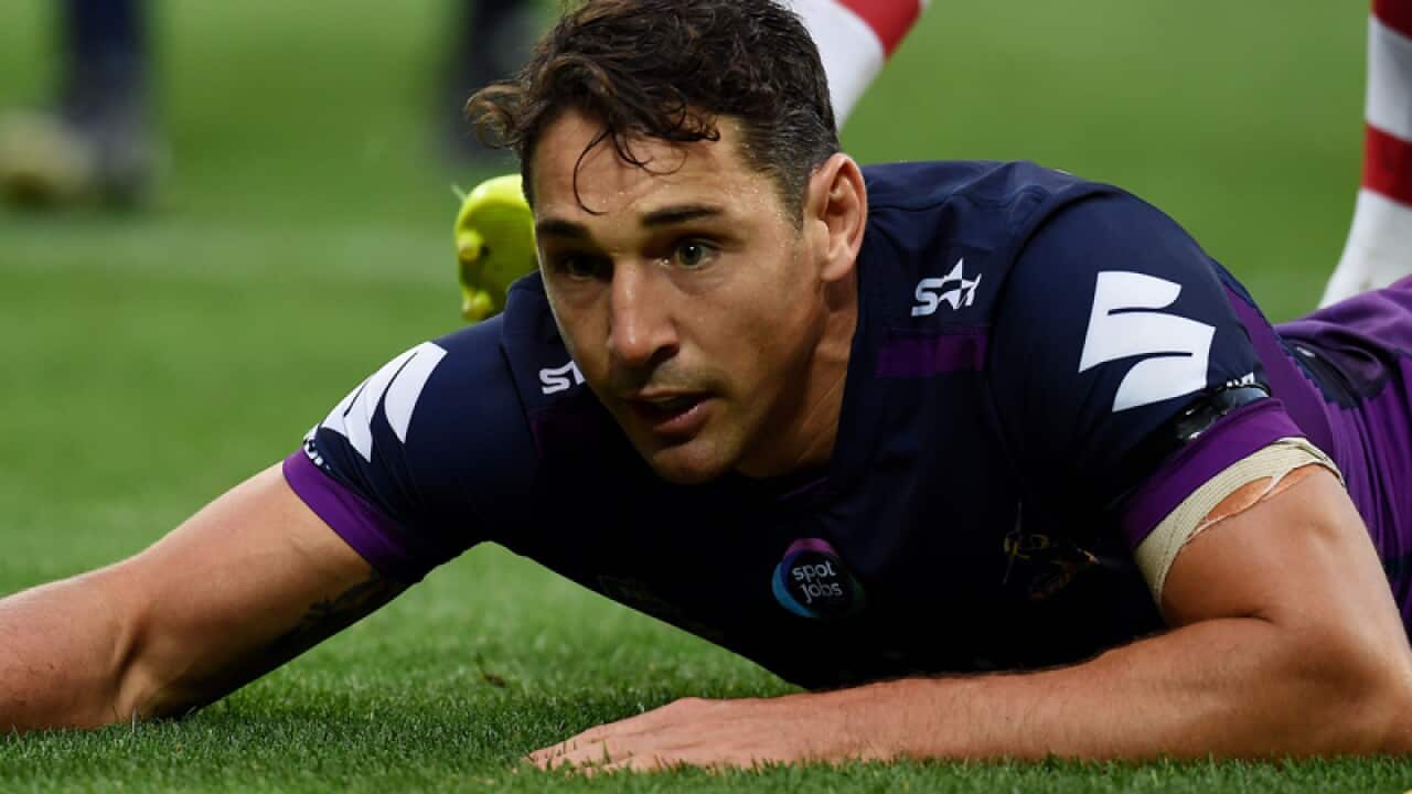 Melbourne Storm fullback Billy Slater