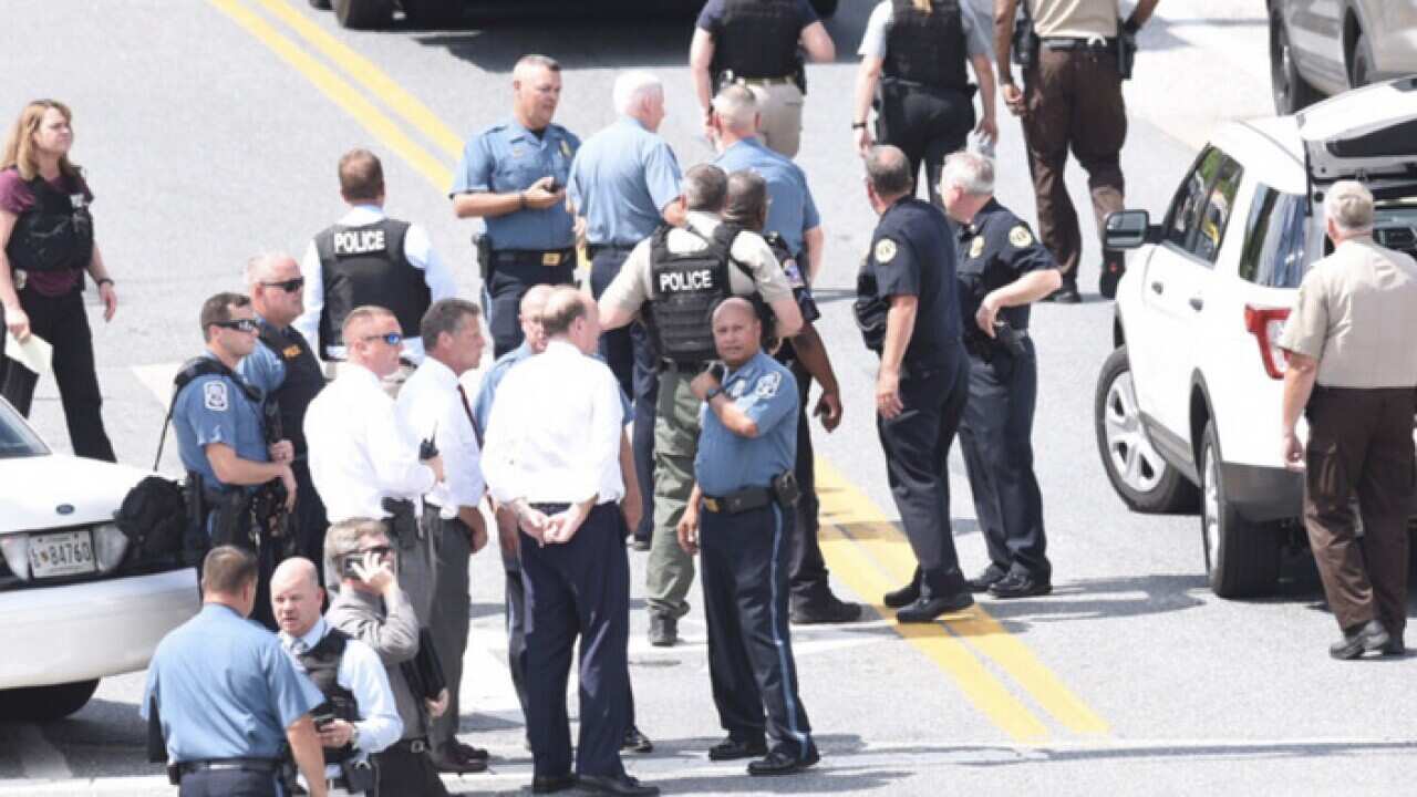 Police officers on the scene.