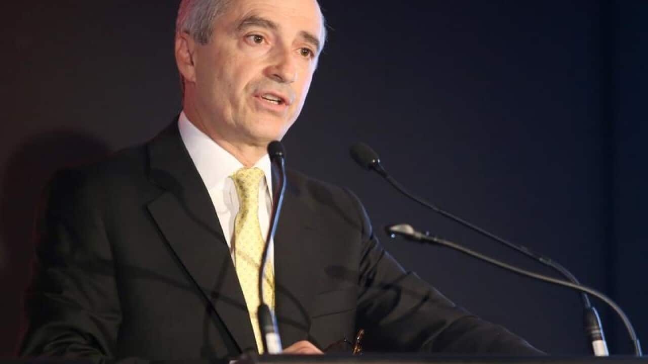 Head and shoulder pic of Virgin Australia CEO John Borghetti