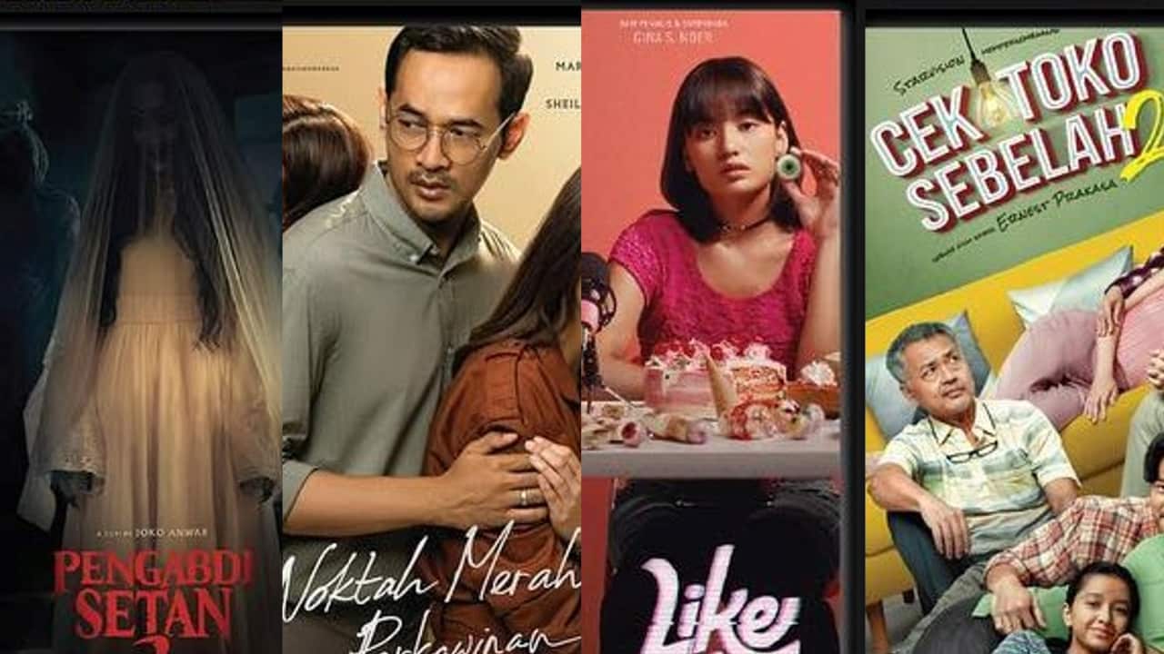 The 17th Melbourne Indonesian Film Festival, 27 - 30 Apr 2023 (Collage of 17th Melbourne IFF posters - IFF Web).