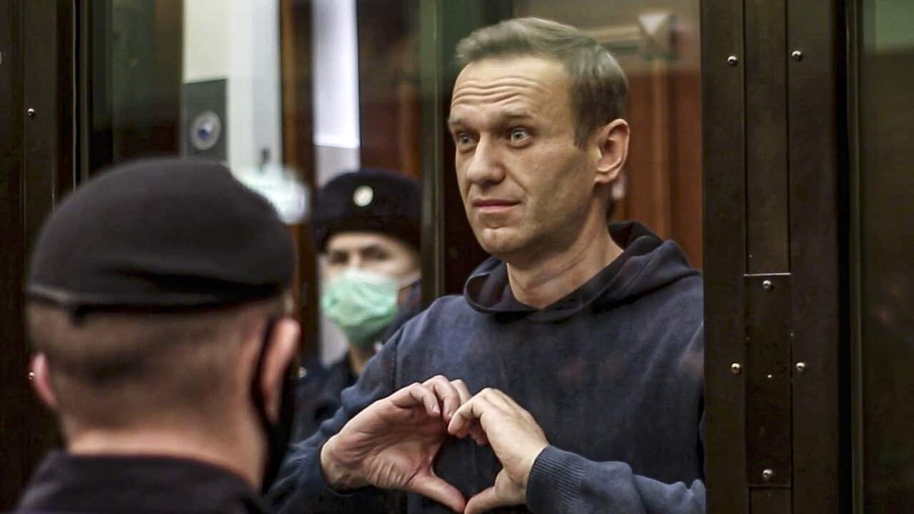 Alexei Navalny in Moscow, Russia, on Wednesday, Feb 3, 2021,