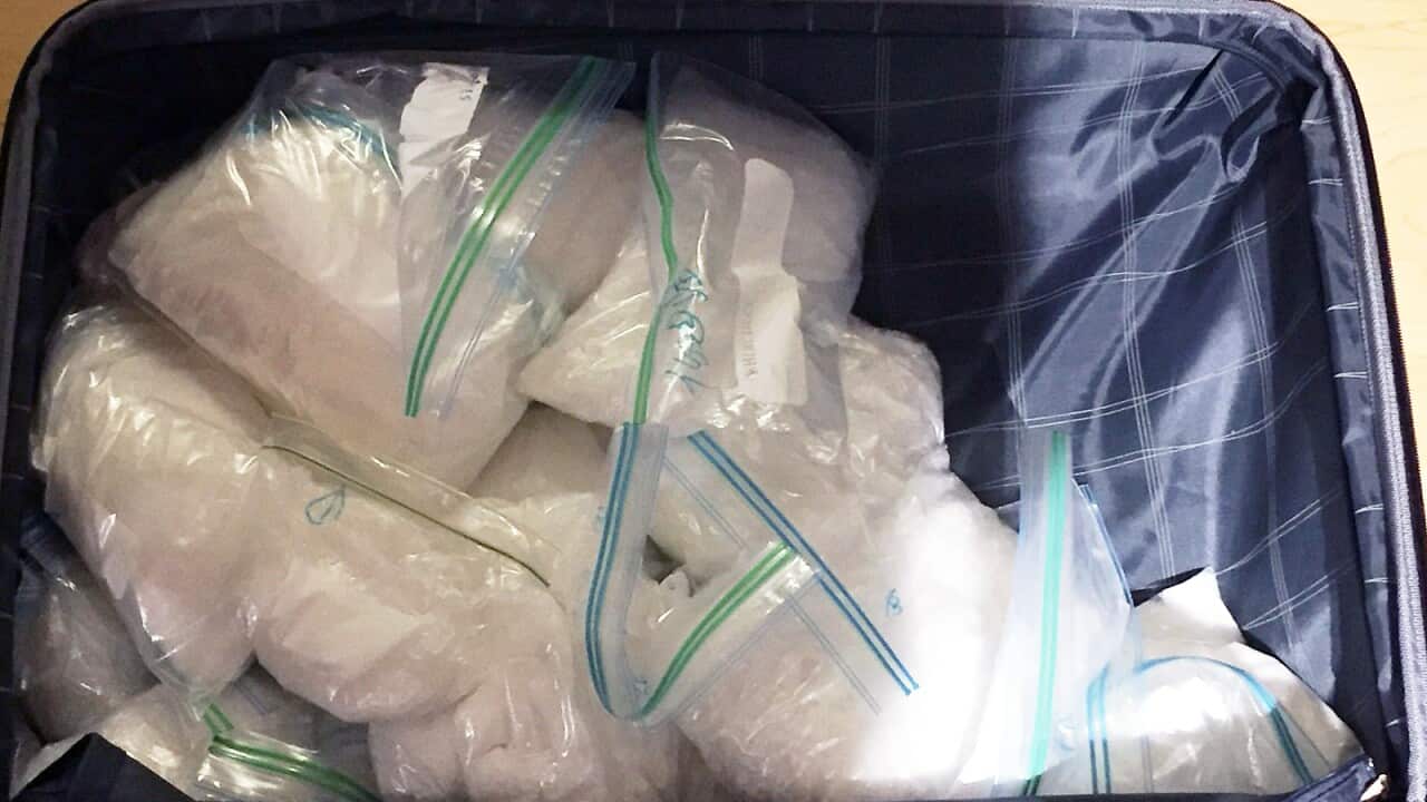 Supplied image of methylamphetamine or 'ice' seized by police during raids on six properties across Sydney, Tuesday, Dec. 1, 2015.