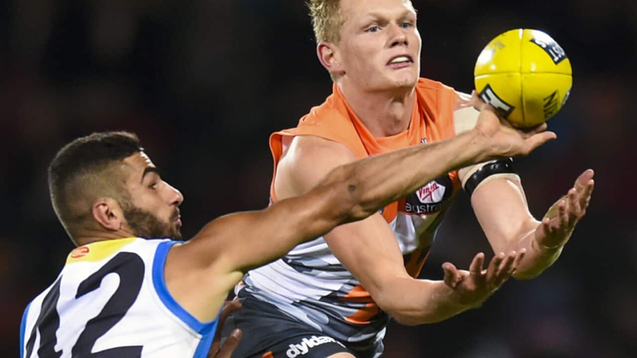 Adam Treloar of the Giants