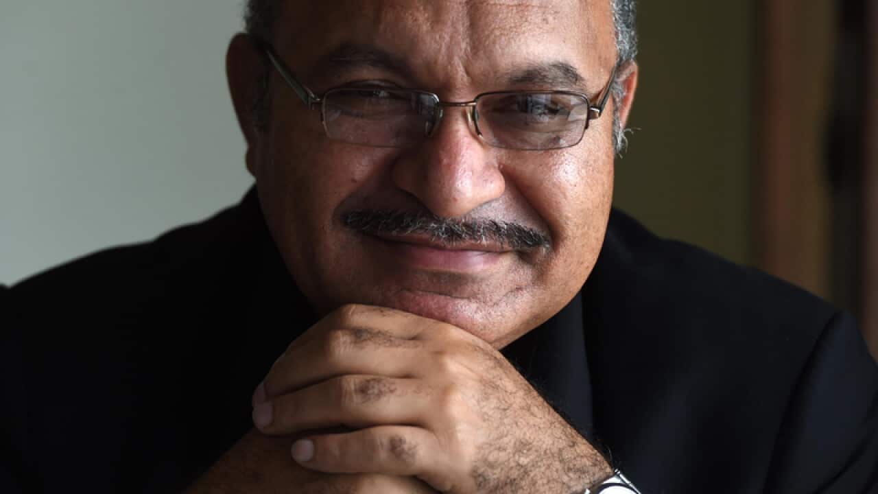 Prime Minister Peter O'Neill in Port Moresby