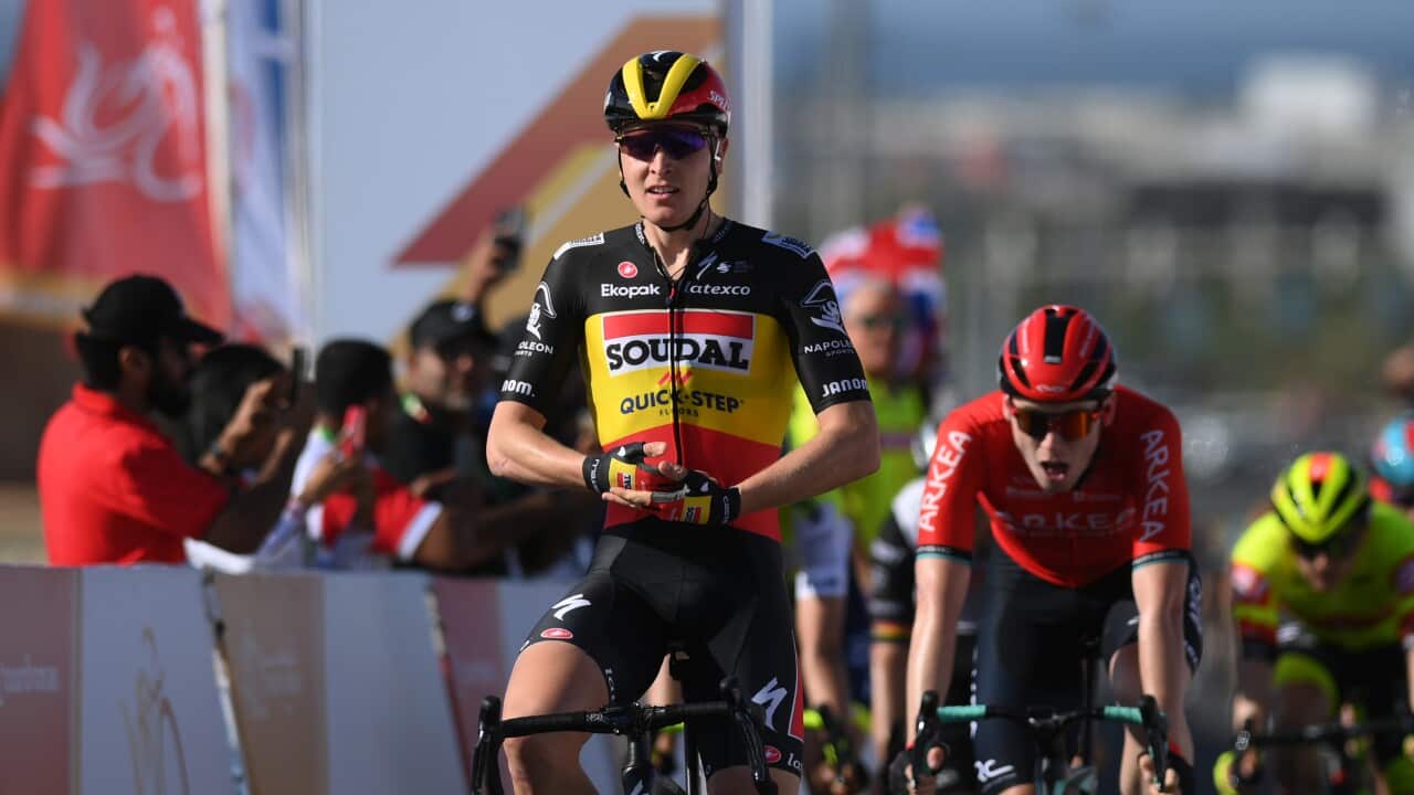 Tim Merlier wins the 12th Tour of Oman 2023 - Stage 1