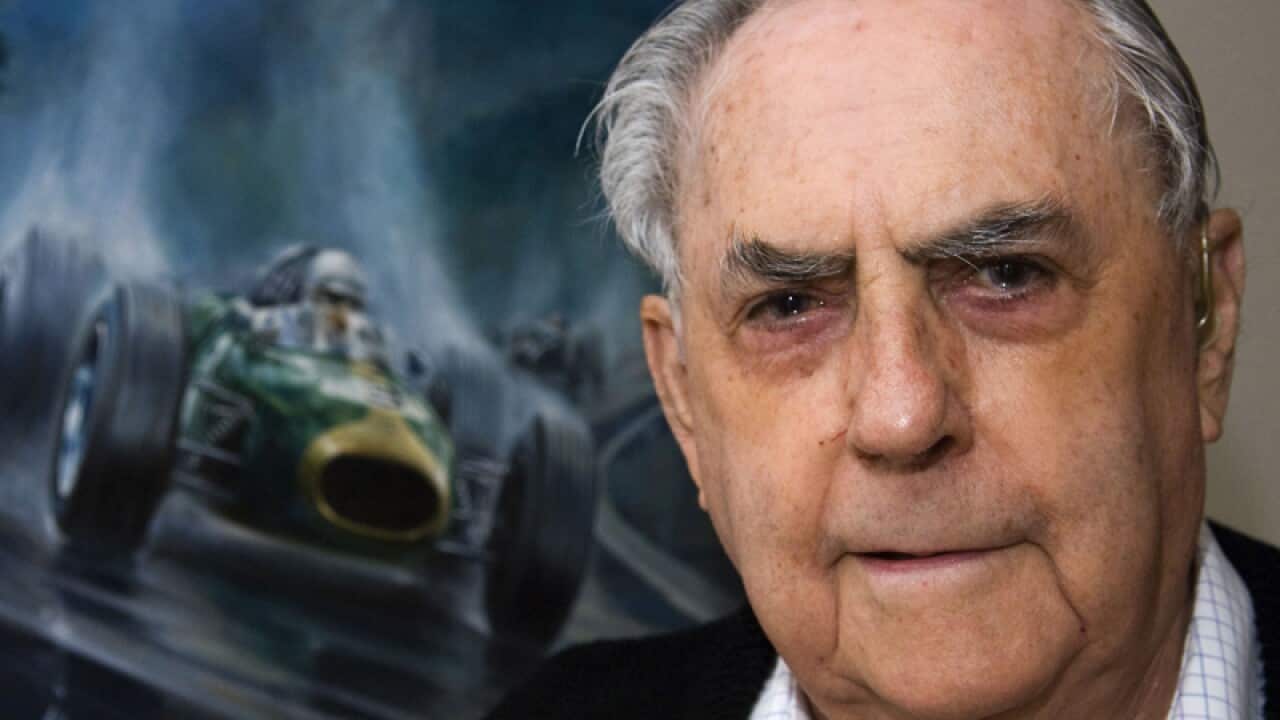 Motorsport legend Sir Jack Brabham