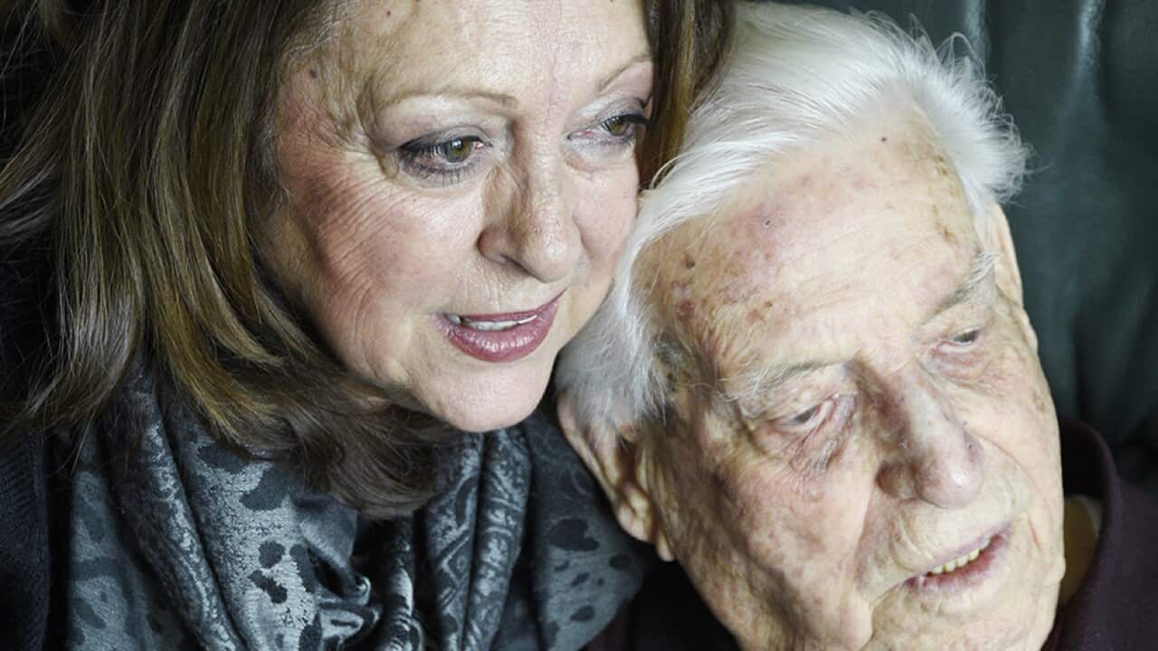 Carmen Reed and her father, Pepe Gutierrez.