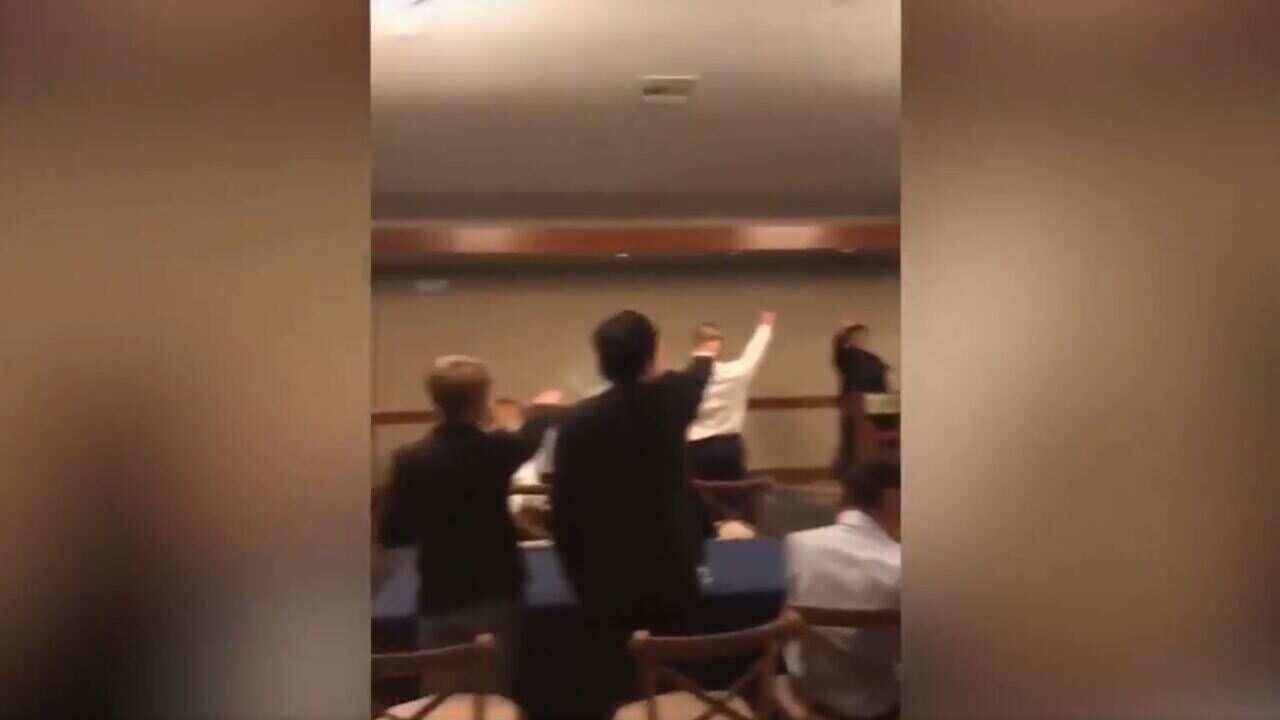 US high school students caught on camera giving Nazi salute in ...