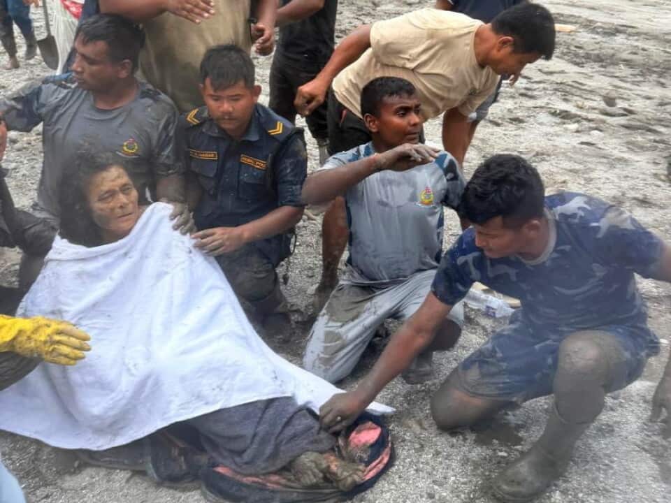 Nepali survivor rescued more than a week after Nepal-Tibet flash floods