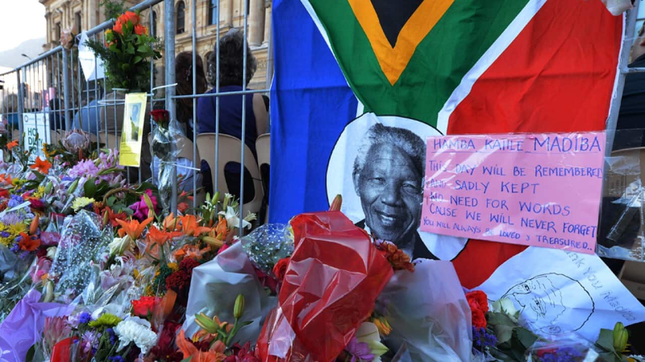 Messages from public at The Grand Parade in Cape Town.