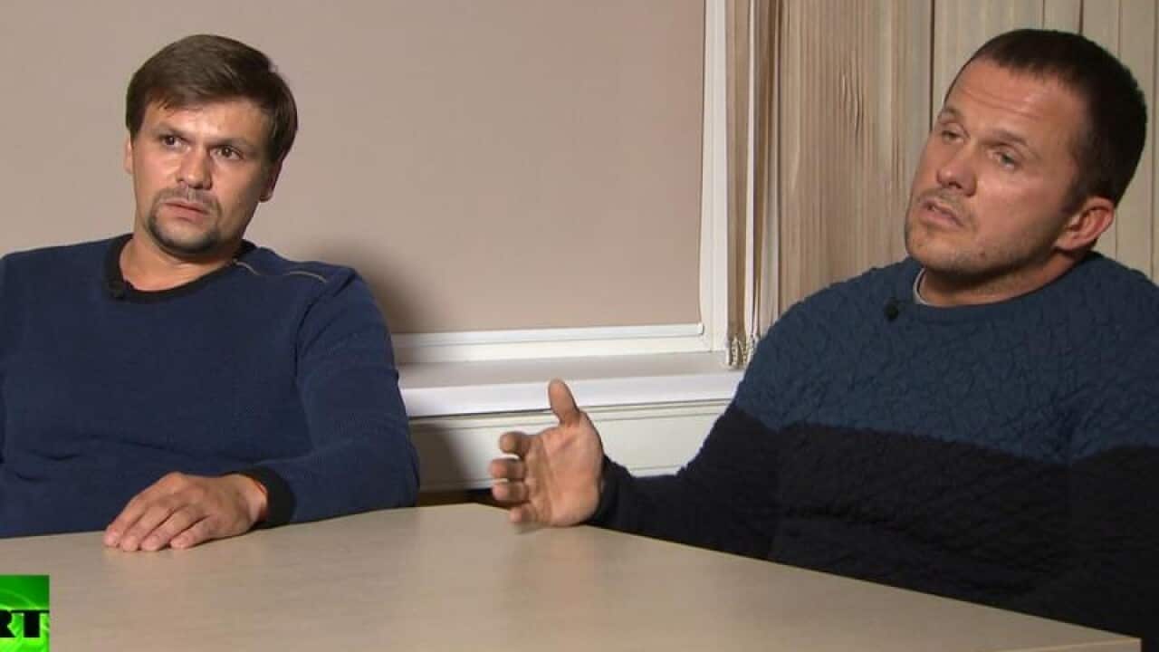 A still image from the interview