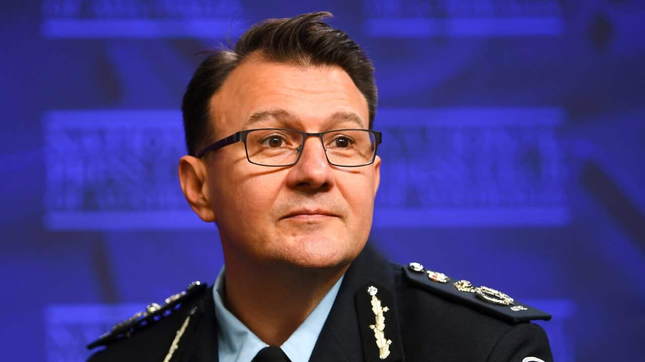 Australian Federal Police Commissioner Reece Kershaw.